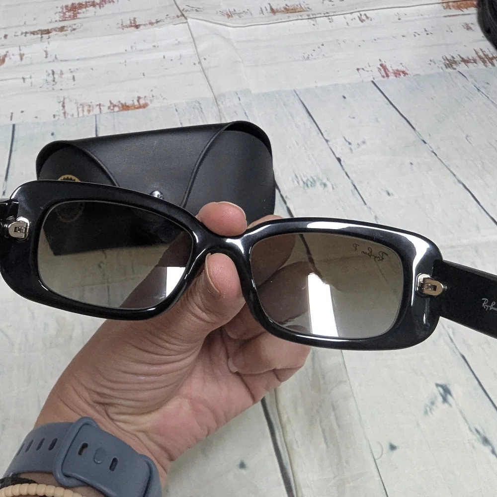 Ray Ban Square Frame Sunglasses - Picture 5 of 6